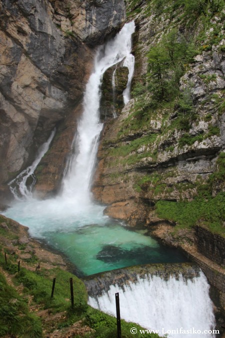 Cascada Savica, la cascada más famosa de Eslovenia