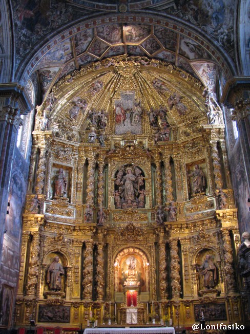 Retablo barroco de la Iglesia Parroquial de Nuestra Señora de la Asunción