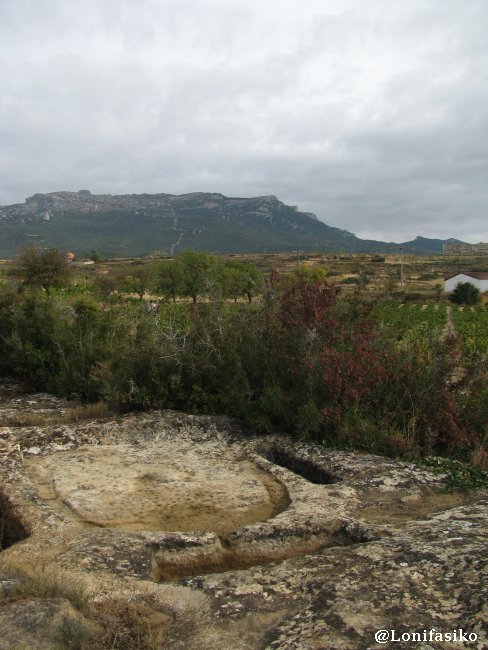 Lagar rupestre en Labastida Rioja Alavesa