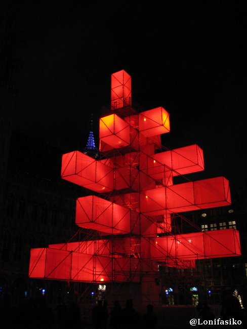 Árbol de Navidad en La Grand Place