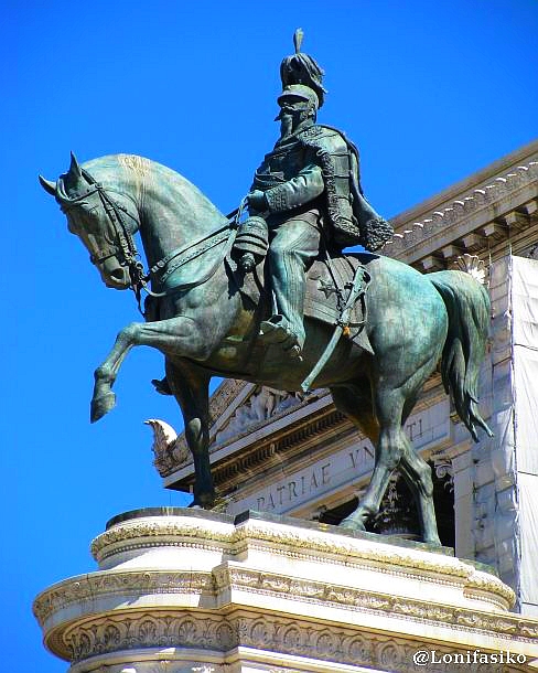 Estatuas en Roma: Vittorio Emanuele II