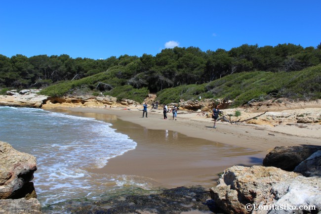 Calas playas nudistas Camí de Ronda Tarragona Castell Tamarit