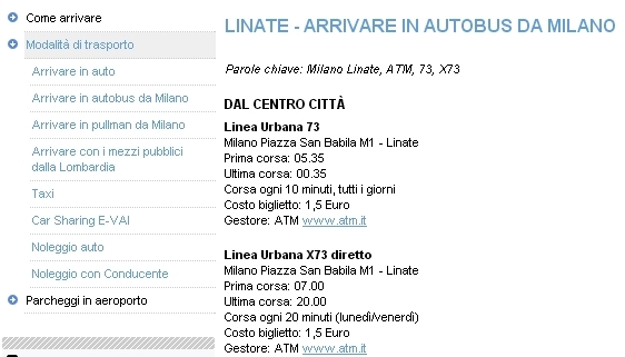 Transporte público desde Linate a Milán