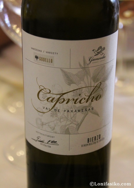 Val de Paxariñas 'Capricho', un vino blanco de uva godello de la D.O. Bierzo