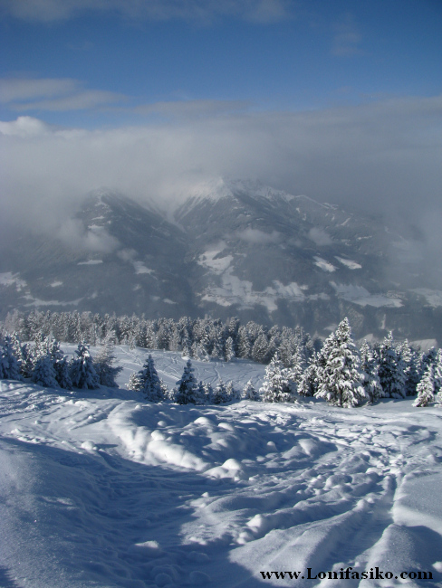El paisaje y la calidad de la nieve, puntos a favor de la estación de Patscherkofel