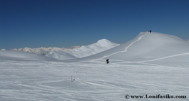 Nieve virgen, calidad de nieve impresionante en Axamer Lizum