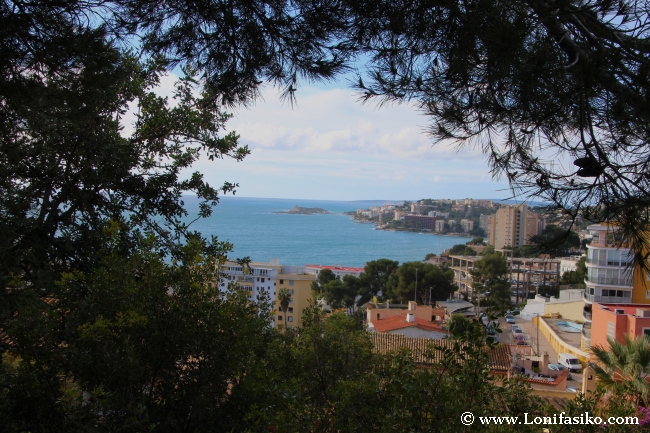 Vistas sobre el Mediterráneo desde la Fundació Pilar i Joan Miró