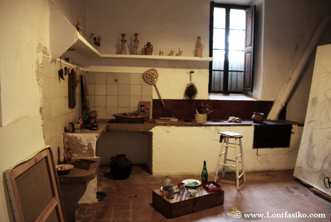 Cocina de la antigua casa de Joan Miró