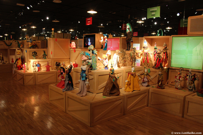 Exposición de marionetas en Topic, centro internacional del títere de Tolosa