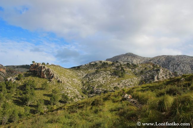 Puig de Galatzó desde el mirador de Ses Sínies