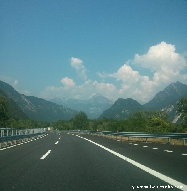 Cómo ir de Italia a Austria y a Eslovenia por autopista A23