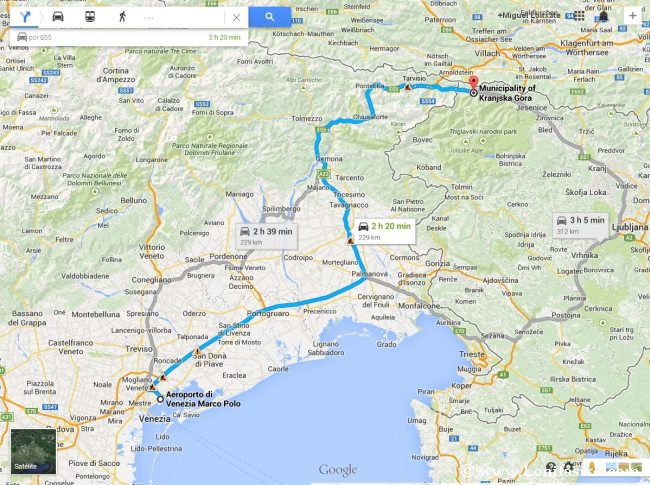 Ruta en coche desde Italia a Eslovenia por Tarvisio y Kranjska Gora