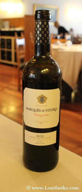 Marqués de Vitoria crianza, vino tinto de Rioja Alavesa