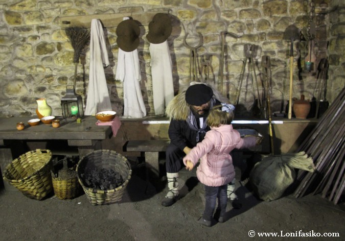 Hablar cara a cara con Olentzero, momentazo del día