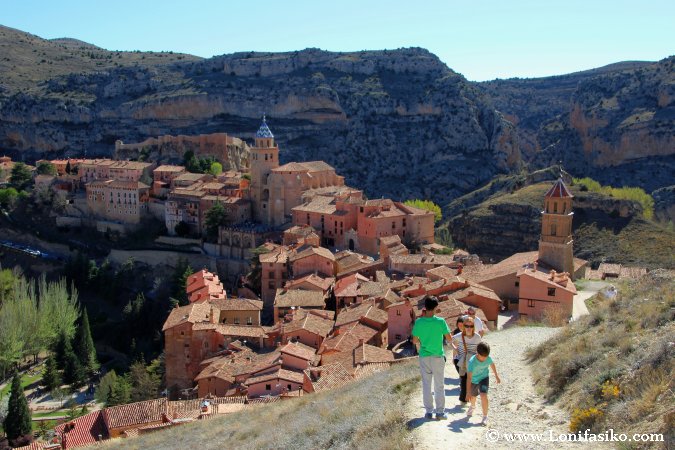 Panorámica de Albarracín desde su muralla