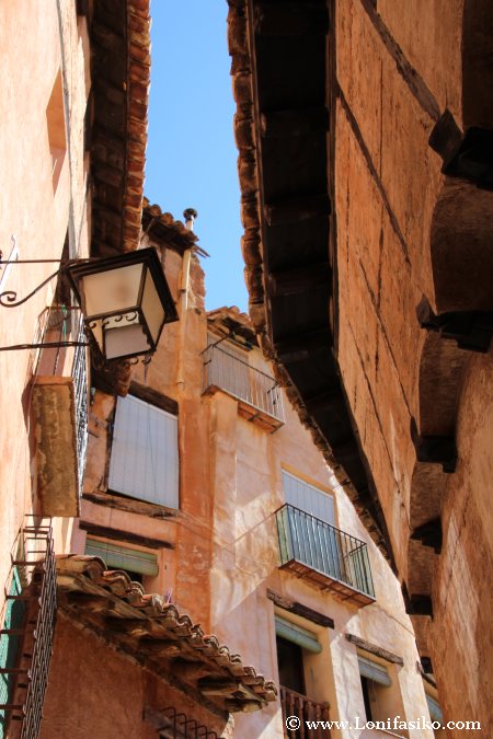 Calles estrechas en Albarracín