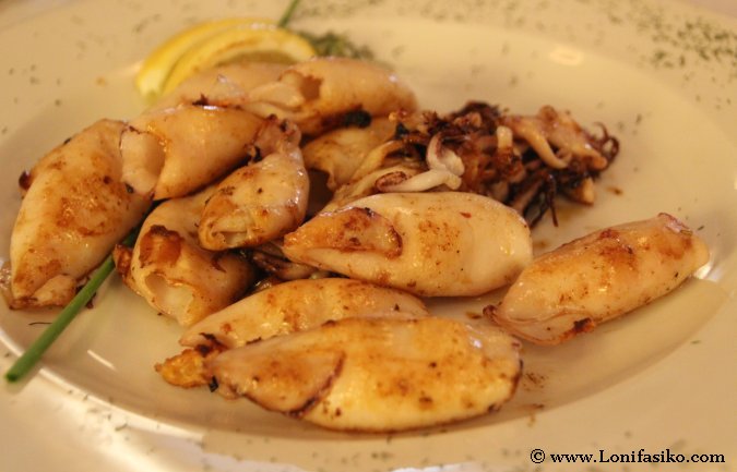 Comer calamares a la plancha en Eslovenia