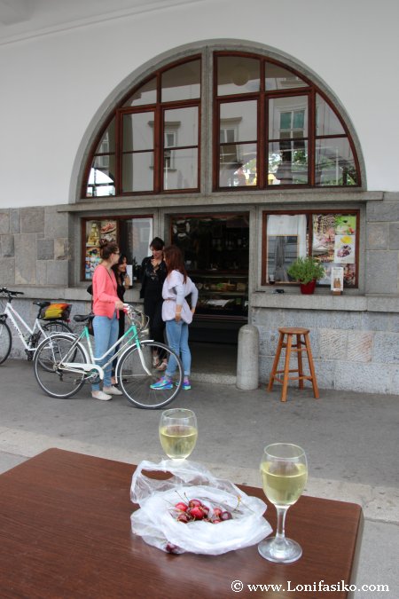 Tomar vino esloveno en Liubliana