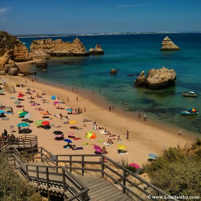 La mejor playa del Algarve: praia Dona Ana