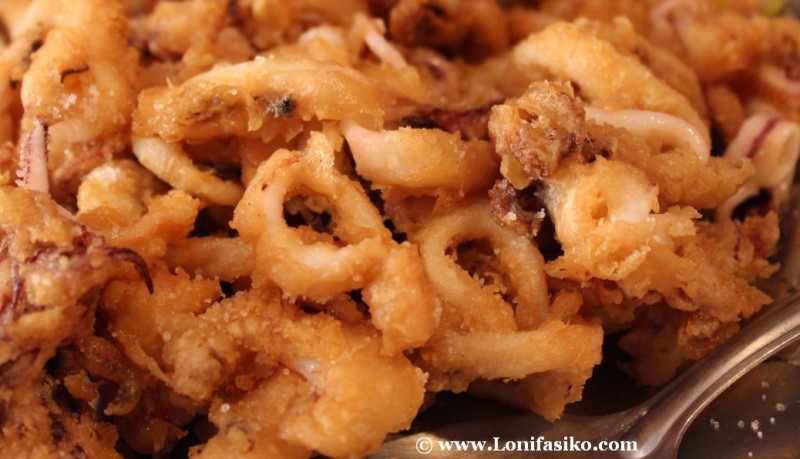 Calamares frescos a la romana