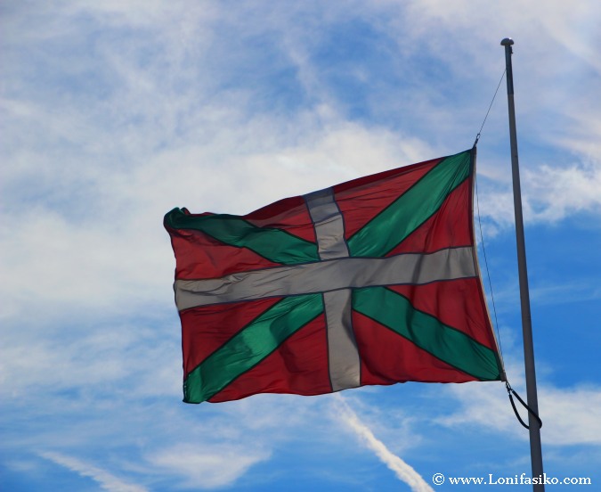 Ikurriña colores bandera de Euskadi