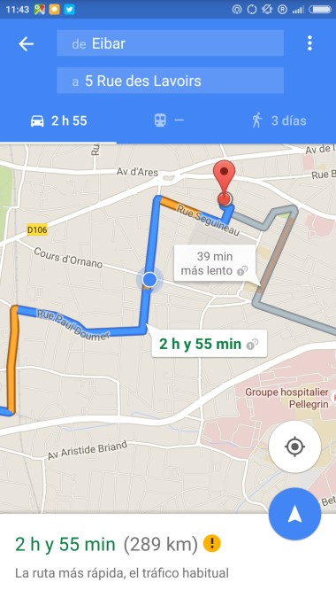 Utilizar Google Maps offline