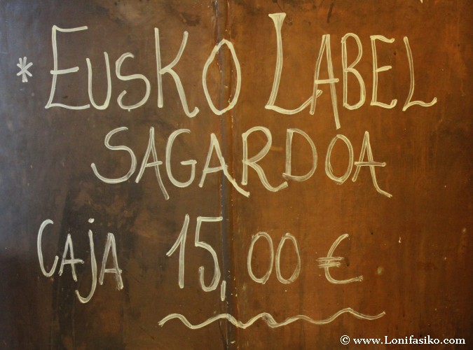 Sidra vasca Eusko Label