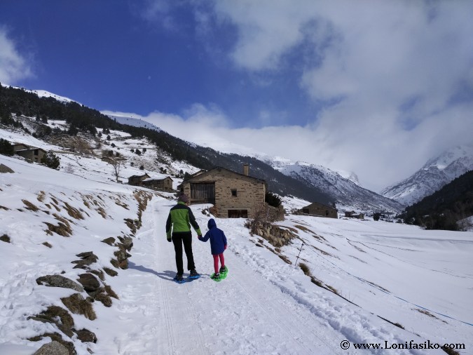 Andorra con niños: Rutas Raquetas Nieve