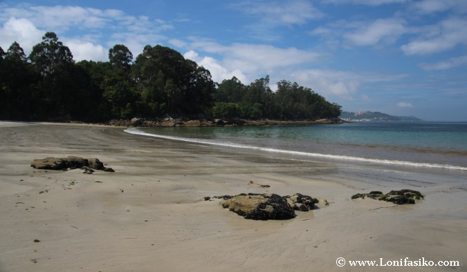 Playas en Bueu: Praia Lapamán Fotos