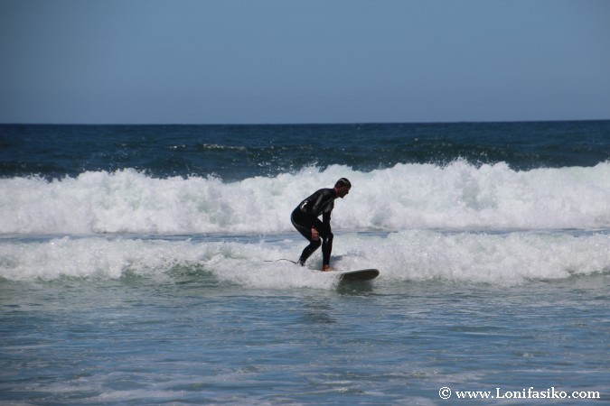 Dónde aprender hacer surf Portugal