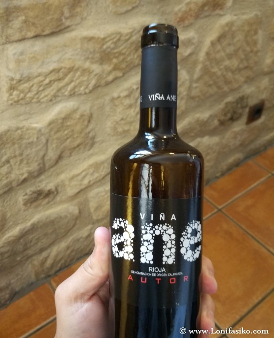 Viña Ane vino de autor San Vicente Sonsierra Rioja