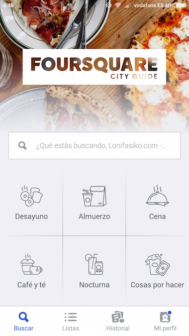 Foursquare App Restaurantes Fotos