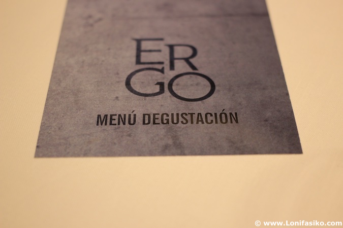 Ergo Restaurante menú degustación Miranda de Ebro fotos