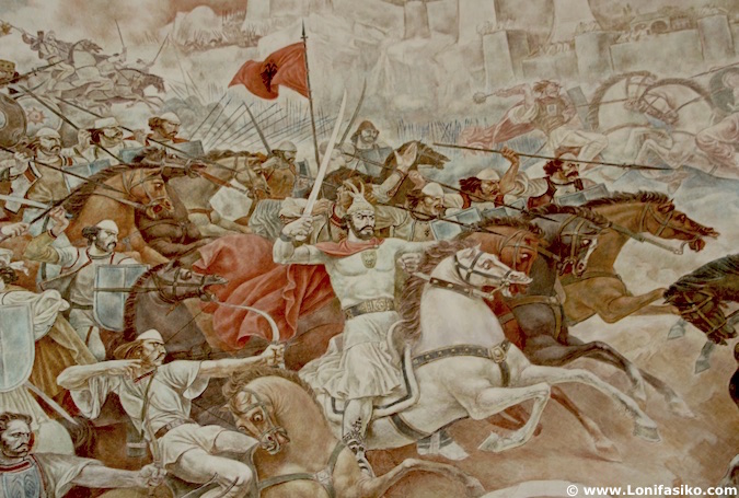 Pintura museo Skanderbeg Krujë