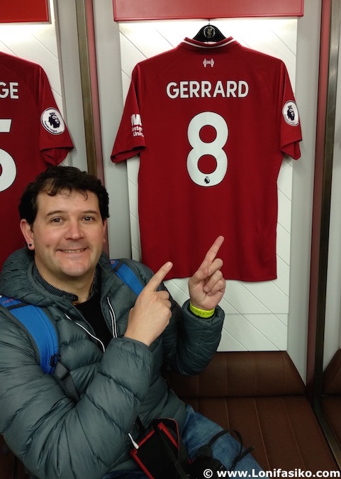 Camiseta Steven Gerrard Anfield Liverpool