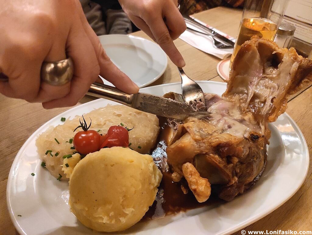 comer codillo Alemania platos típicos