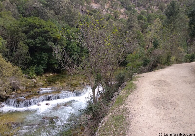 ruta del rio borosa con niños
